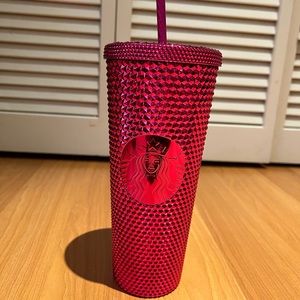 STARBUCKS pink studded tumbler
